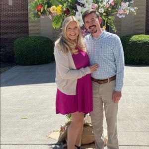 Pink long sleeve dress
